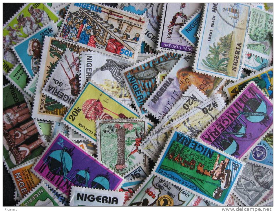 NIGERIA Nice Mixture Mostly Large Stamps Here, Check Them Out! - Vrac (max 999 Timbres)