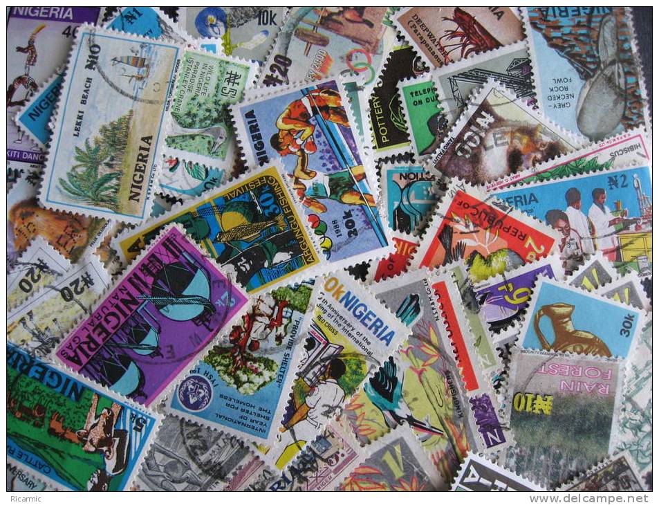 NIGERIA Nice Mixture Mostly Large Stamps Here, Check Them Out! - Vrac (max 999 Timbres)