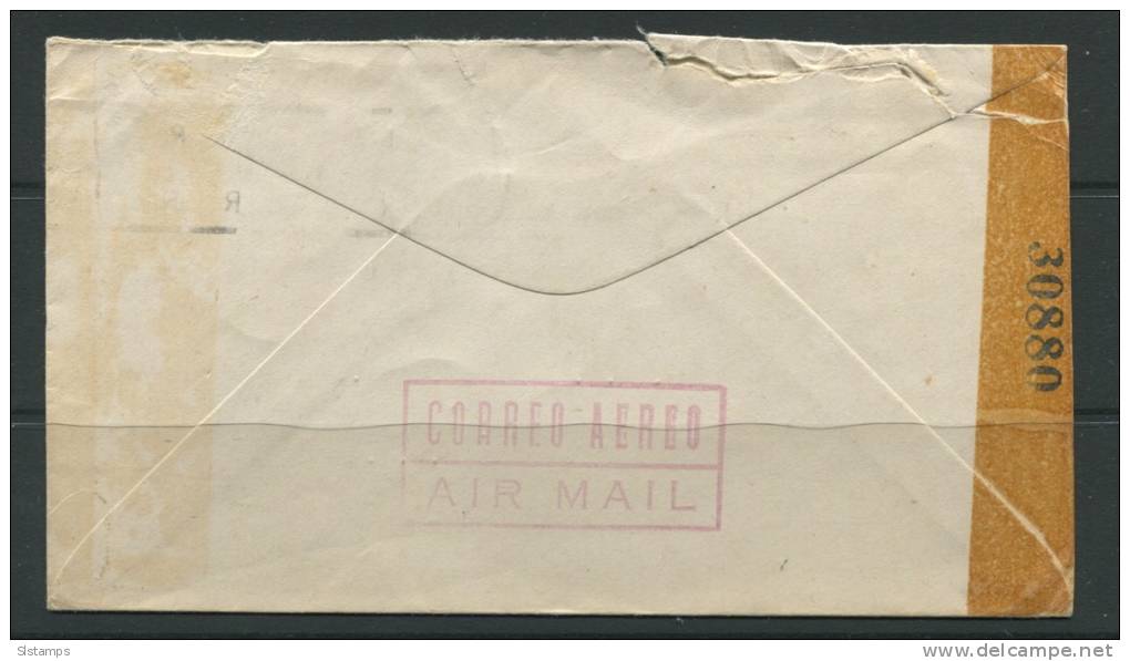 Cuba 1944 Cover Habana-USA Censored - Briefe U. Dokumente