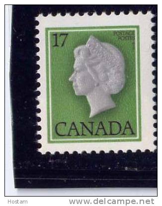 CANADA, 1979, # 789, SINGLE QE 2,   MNH GREEN 0.17. - Neufs