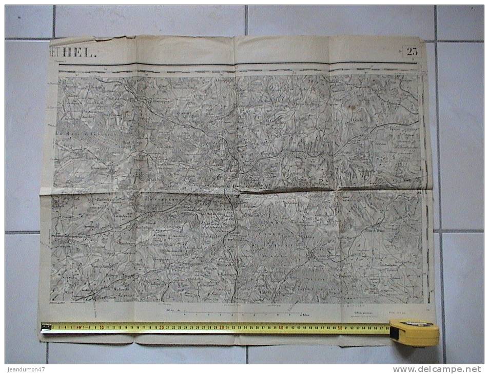 DEPT. 08. - . CARTE TOPOGRAPHIQUE - RETHEL - Topographische Karten