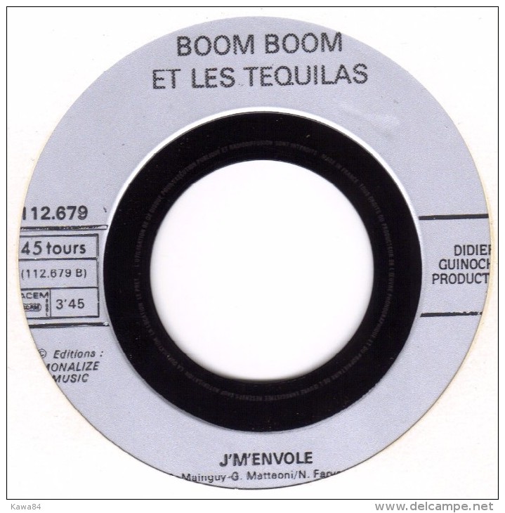 SP 45 RPM (7")  Boom Boom & Les Tequilas  "  Ma Destination C'est Vous  " - Other - French Music