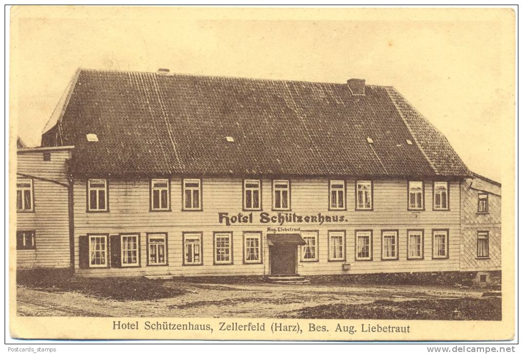 Zellerfeld Im Harz, Hotel Schützenhaus, Um 1910/20 - Clausthal-Zellerfeld