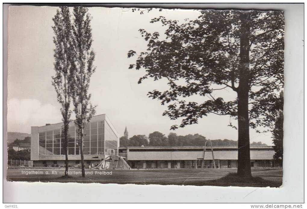 6507 INGELHEIM, Hallen- Und Freibad, Druckstelle - Ingelheim