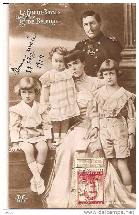 FAMILLE ROYALE DE BELGIQUE   REF 31921 - Koninklijke Families
