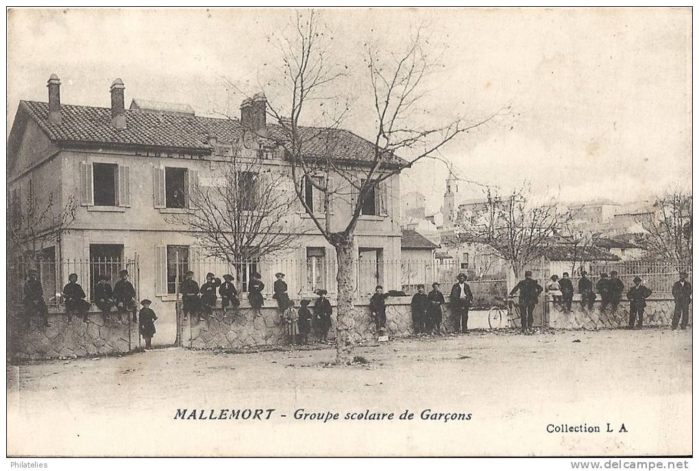 MALLEMORT ECOLE DE GARCONS - Mallemort