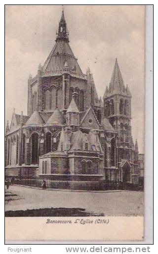 BELGIQUE:BONSECOURS:(Hainaut):L'Eglise.(Côté.).~1900.Non écrite. - Autres & Non Classés