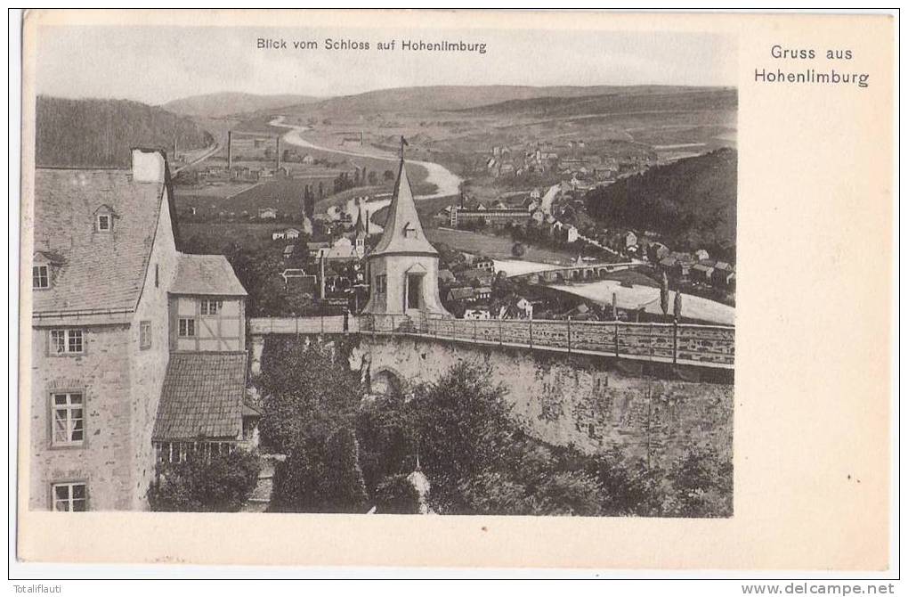 Hagen Sauerland Blick Vom Schloß Hohenlimburg 16.9.1907 Studentika Absender - Hagen