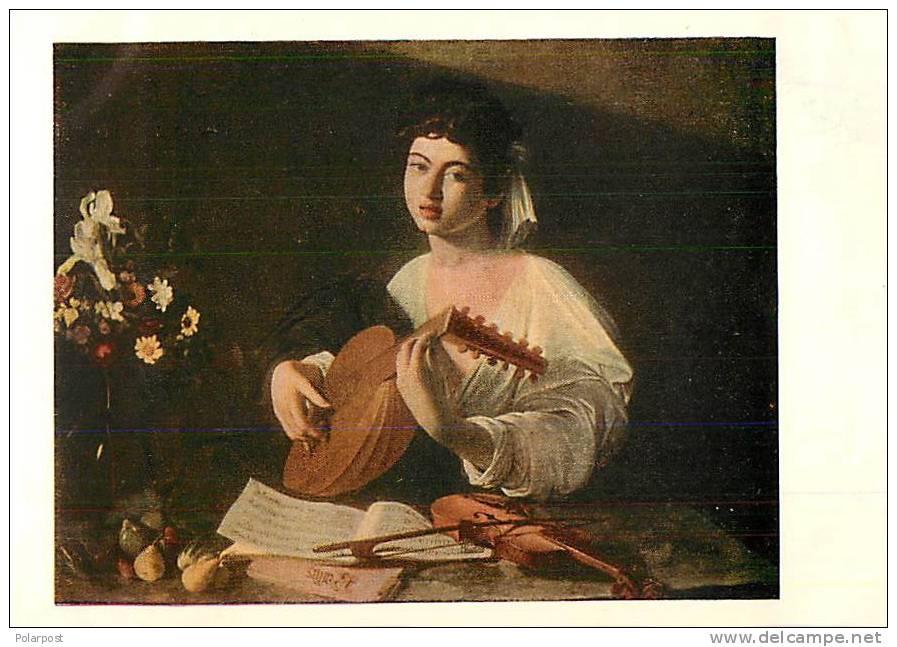 USSR 1954. PAINTING. Caravaggio. "Girl With A Lute" - Russie