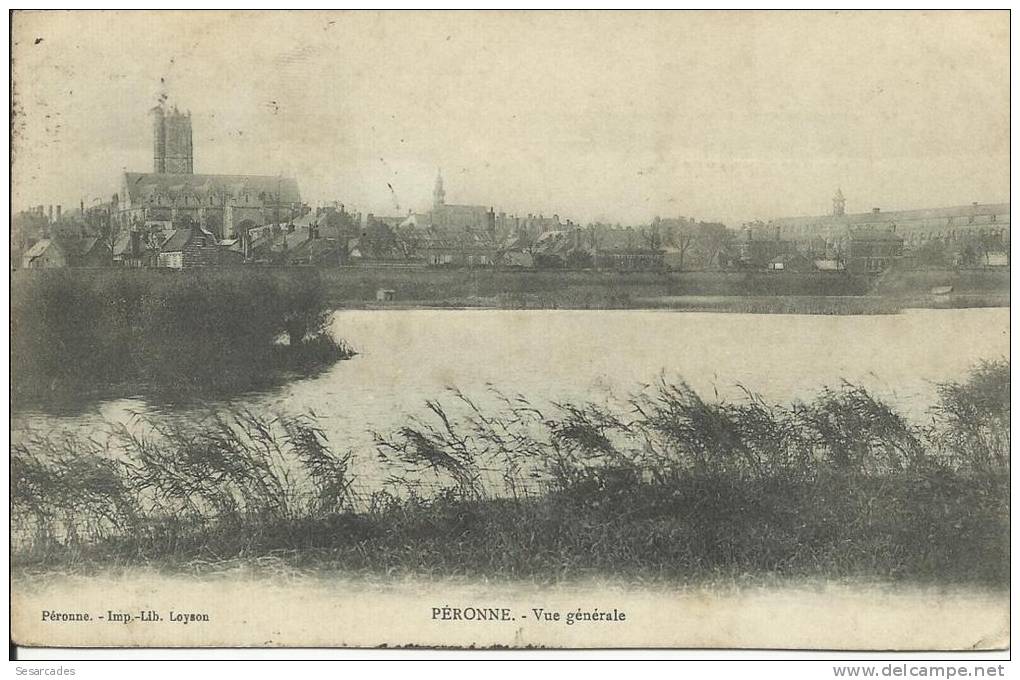 PERONNE, VUE GENERALE. SCAN R/V - Peronne