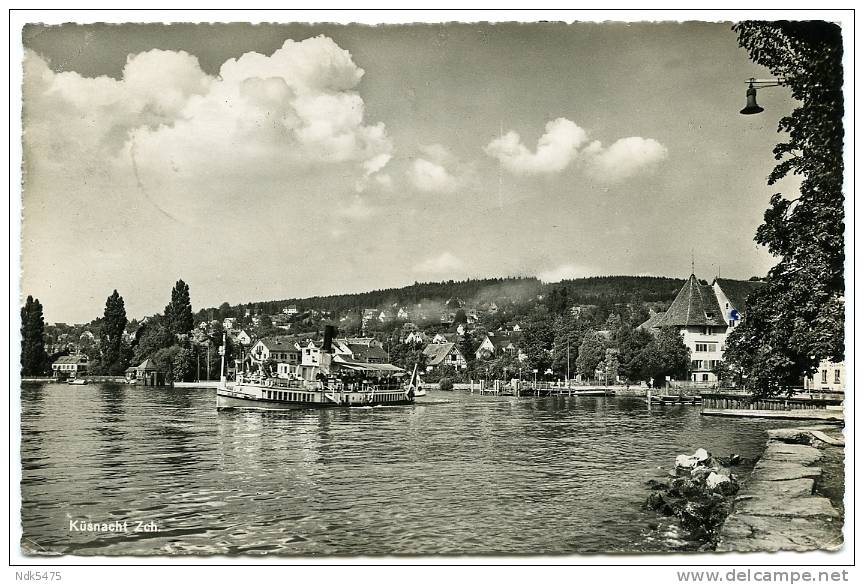 SUISSE : KUSNACHT / CACHET - 1947 / ADDRESS - EDGEWARE, CANONS DRIVE, (POYSER) - Küsnacht