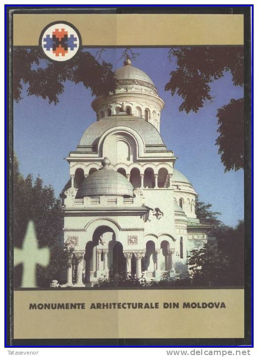 MOLDOVA Stamped Stationery Post Cards Set MD Pc Stat 013-022 ARCHITECTURAL MONUMENTS Of MOLDOVA Churches - Moldova