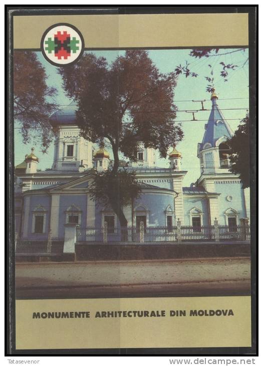 MOLDOVA stamped stationery post cards set MD pc stat 013-022 ARCHITECTURAL MONUMENTS of MOLDOVA Churches