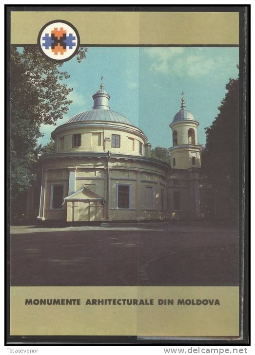 MOLDOVA stamped stationery post cards set MD pc stat 013-022 ARCHITECTURAL MONUMENTS of MOLDOVA Churches