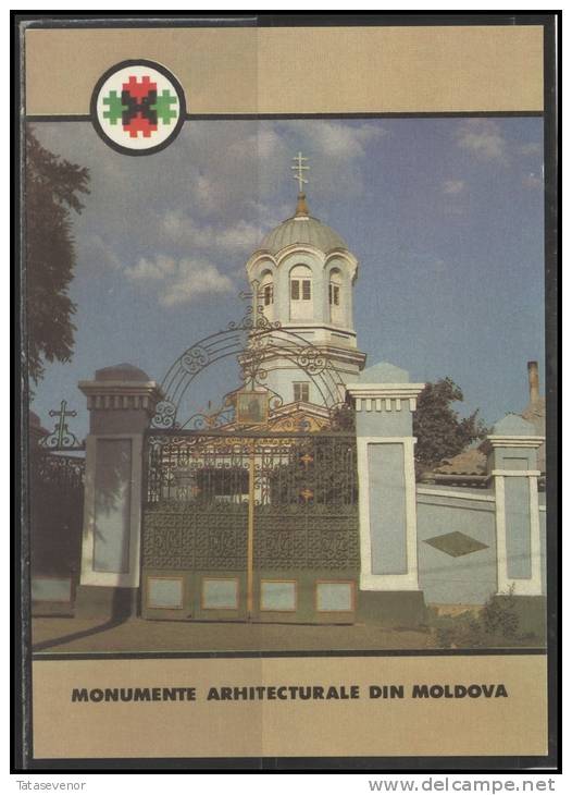 MOLDOVA stamped stationery post cards set MD pc stat 013-022 ARCHITECTURAL MONUMENTS of MOLDOVA Churches