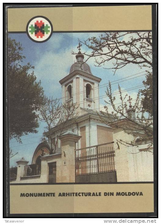 MOLDOVA stamped stationery post cards set MD pc stat 013-022 ARCHITECTURAL MONUMENTS of MOLDOVA Churches