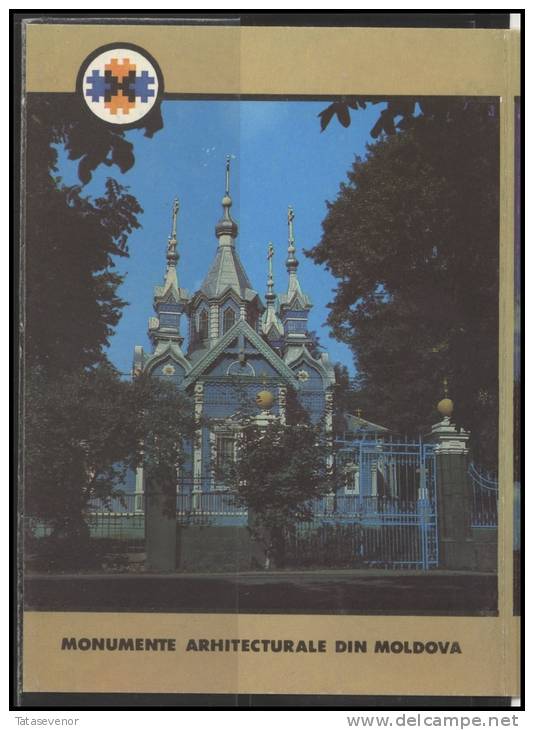 MOLDOVA stamped stationery post cards set MD pc stat 013-022 ARCHITECTURAL MONUMENTS of MOLDOVA Churches