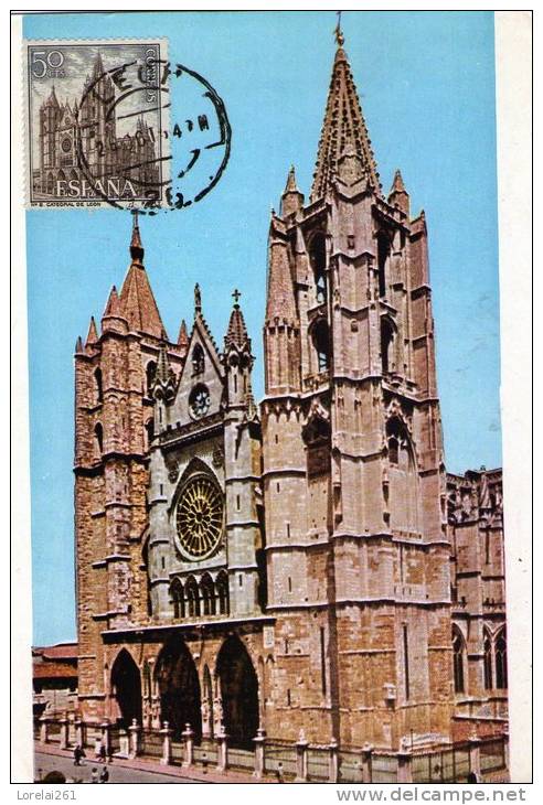 ESPANA - Leon / Catedral - Chiese E Cattedrali