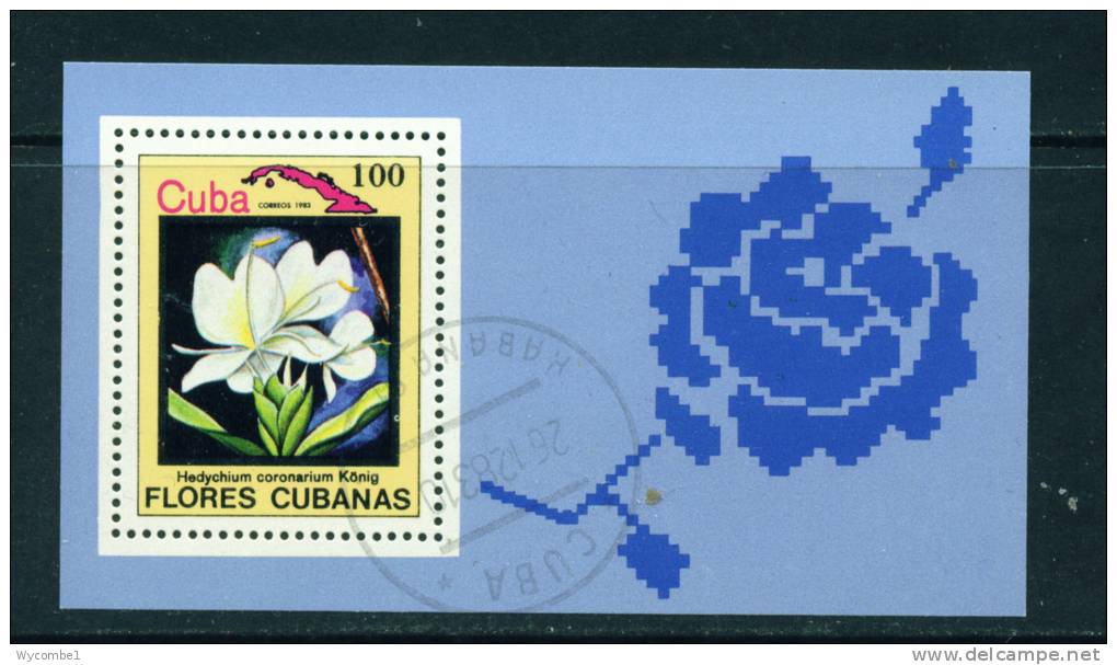 CUBA - 1983 Flora And Fauna Miniature Sheet Used - Hojas Y Bloques