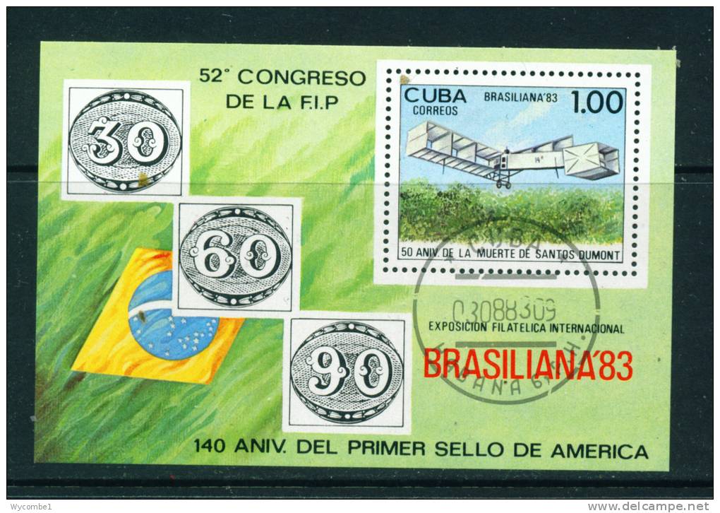 CUBA - 1983 Stamp Exhibition Miniature Sheet Used - Hojas Y Bloques