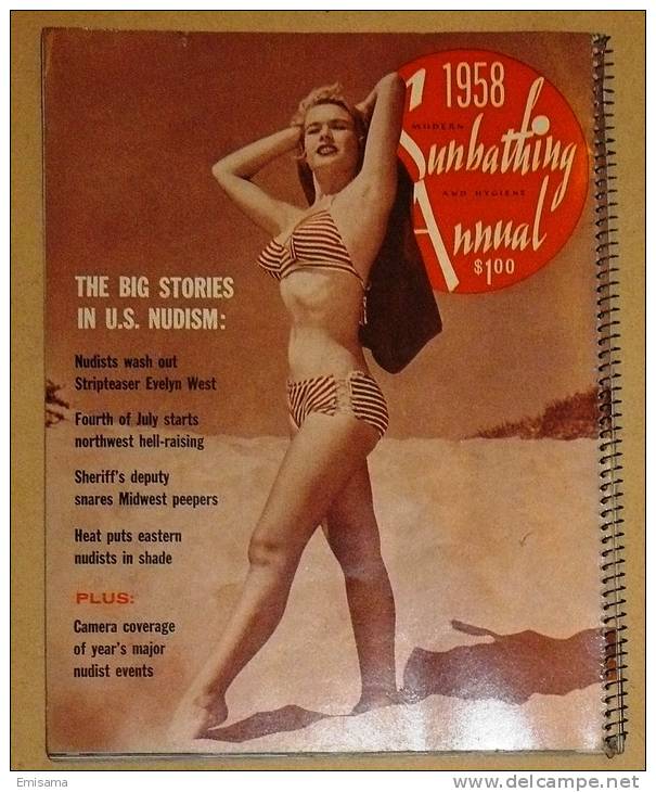 Sunbathing Annual 1958 Rivista Per Adulti - Altri & Non Classificati
