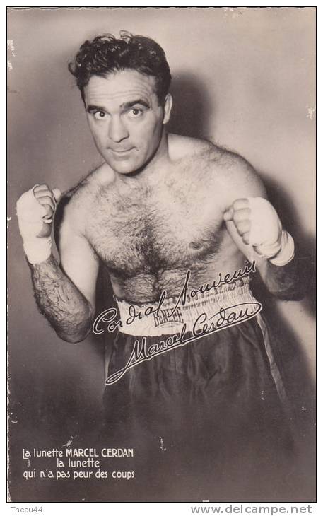 &curren;&curren;  -   BOXE , BOXEUR  " Marcel CERDAN "   -  &curren;&curren; - Boxe