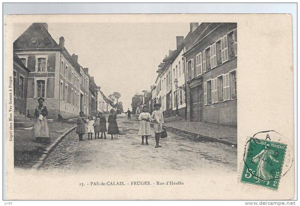 62 - Pas De Calais - Fruges - Rue D' Hesdin - Fruges