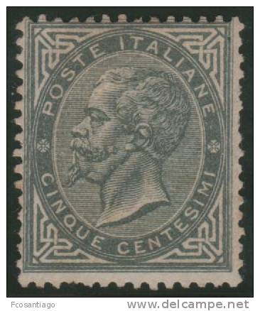 ITALIA 1863/77 - Yvert #17 - MLH * (Rare!) - Nuevos