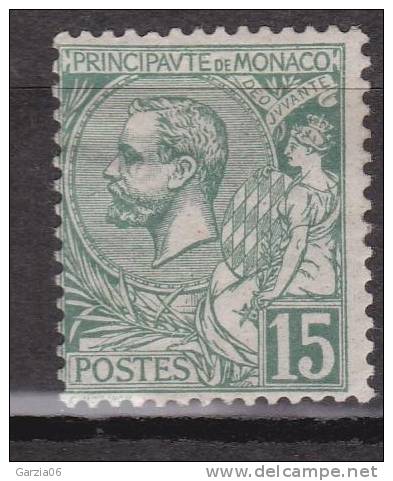 Monaco - Prince Albert 1ier - N° 44 -neuf * - MLH - Neufs