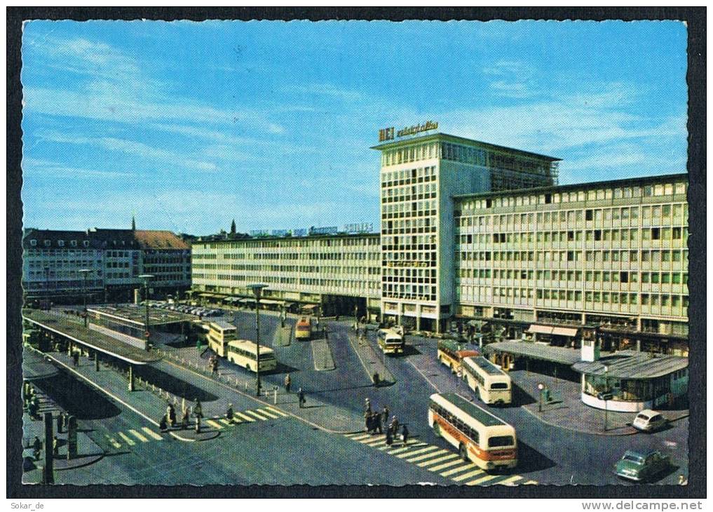 AK Mönchengladbach 1969, Nordrhein-Westfalen, Haus Westland, Automobile, Cars, Bus, Omnibus - Moenchengladbach