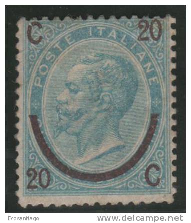 ITALIA 1865 - Yvert #22b (tipo I) - MLH * (Very Rare!) - Nuevos