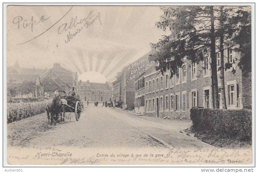 17602g Rue De La GARE - Entrée Du Village - Henri-Chapelle - 1905 - Welkenraedt