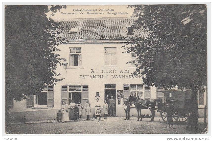 17608g ESTAMINET - CAFE - RESTAURANT Vanhaelen - Succ. Van Breetwater - Droogenbosch - Fiacre - Drogenbos