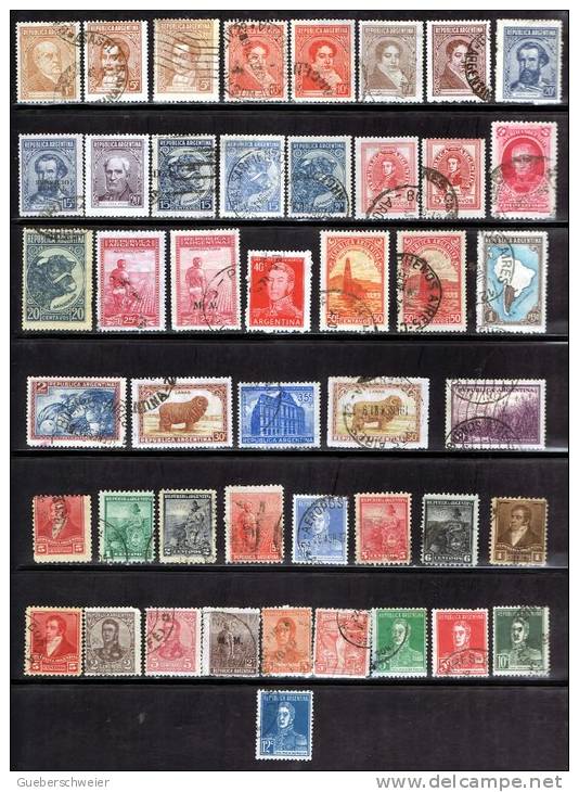 ARG - 17- ARGENTINE LOT - Collections, Lots & Series