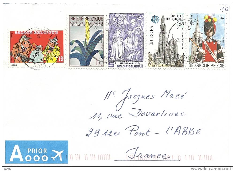 Lettre      Belgique 2012  (122) - Covers & Documents