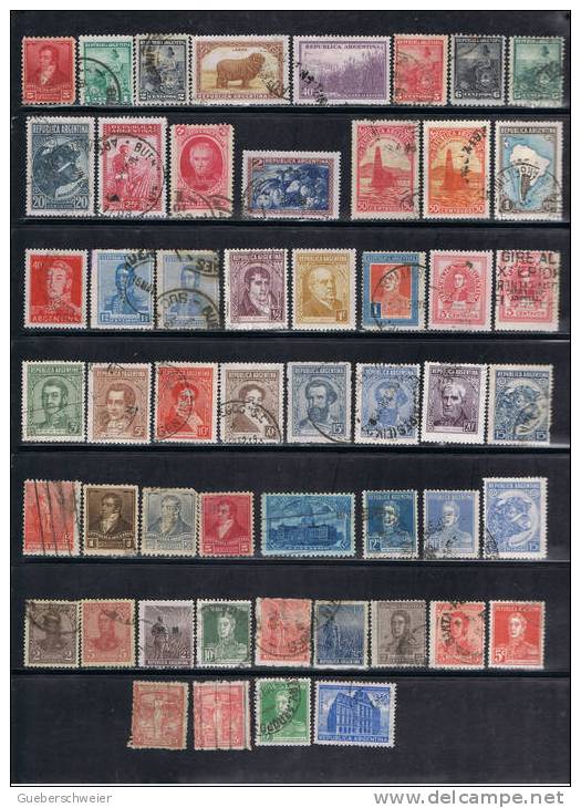 ARG - 19- ARGENTINE LOT - Colecciones & Series