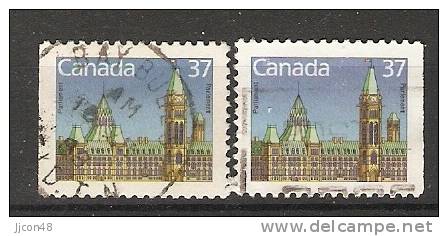 Canada  1985-90 Definitives; Parliament  (o) - Timbres Seuls