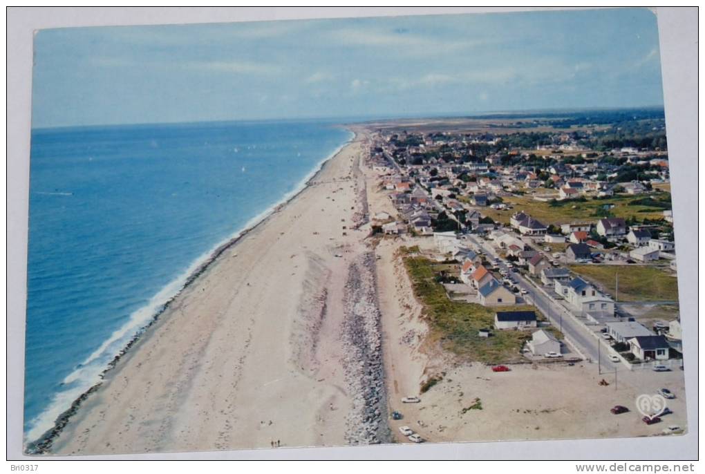 AGON COUTAINVILLE LE PASSOUS - 50 - Vue D'ensemble De La Plage. Belle Vue Aérienne. - Autres & Non Classés