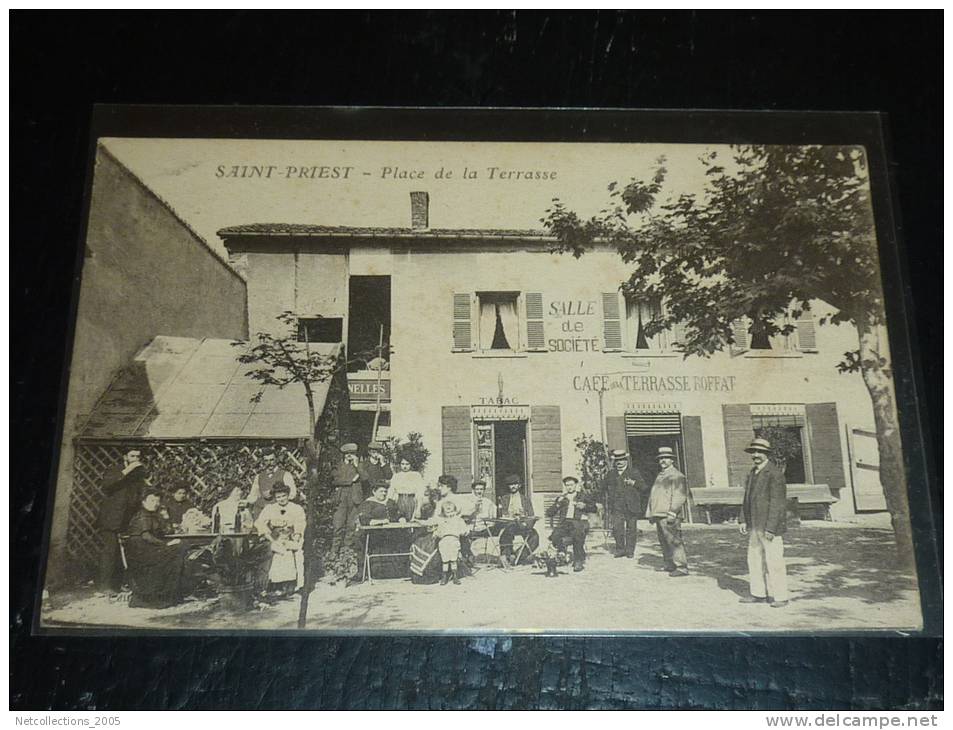 SAINT-PRIEST - PLACE DE LA TERRASSE - CAFE DE LA TERRASSE ROFFAT - 69 RHONE - Saint Priest