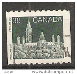 Canada  1985-90 Definitives; Parliament  (o) - Coil Stamps