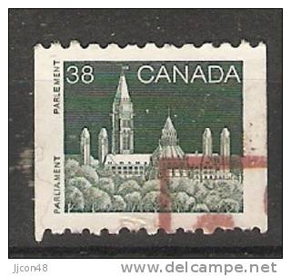 Canada  1985-90 Definitives; Parliament  (o) - Coil Stamps