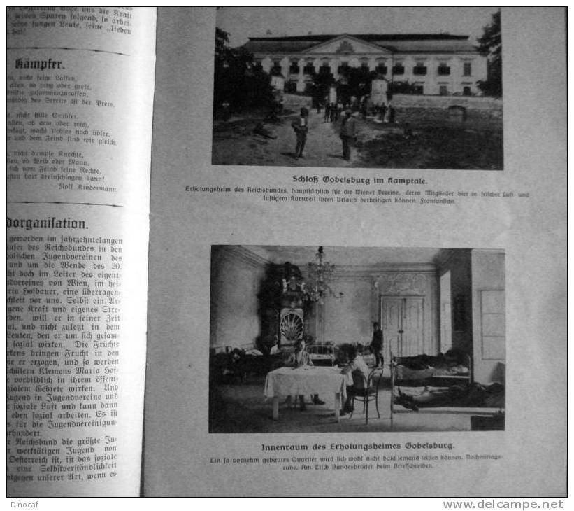 JUBILÄUMS-BUNDESTAG IN WIEN, Katholische Deutsche Jugend, 1917 - 1927, 32 Seiten - Libri Vecchi E Da Collezione