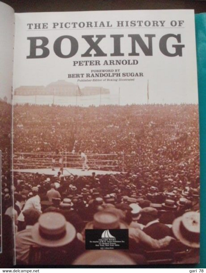 Peter ARNOLD The Pictorial History Of Boxing - Andere & Zonder Classificatie