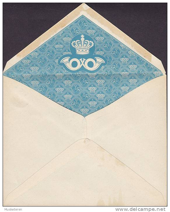 Denmark Postal Stationery Ganzsache Entier 5/4 Øre Overprinted Cover Umschlag (2 Scans) - Ganzsachen