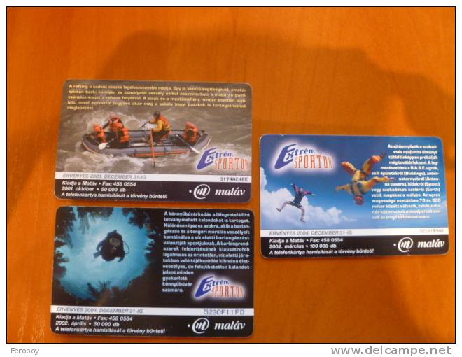 Hungary: Extreme Sports 3 Pcs - Colecciones