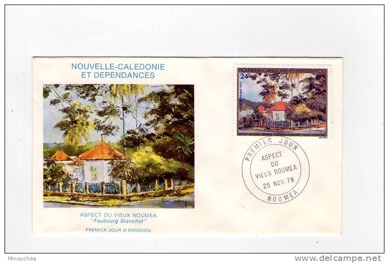 FDC Nouvelle Calédonie - Poste Aérienne - Aspect Du Vieux Nouméa - Obl Du 25/11/78 (1er Jour) - Used Stamps