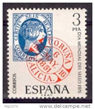 ESPAÑA 1976 - DIA DEL SELLO - Edifil 2318 - YVERT 1964 - Stamps On Stamps