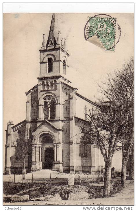 84 BONNIEUX EGLISE NEUVE - Bonnieux