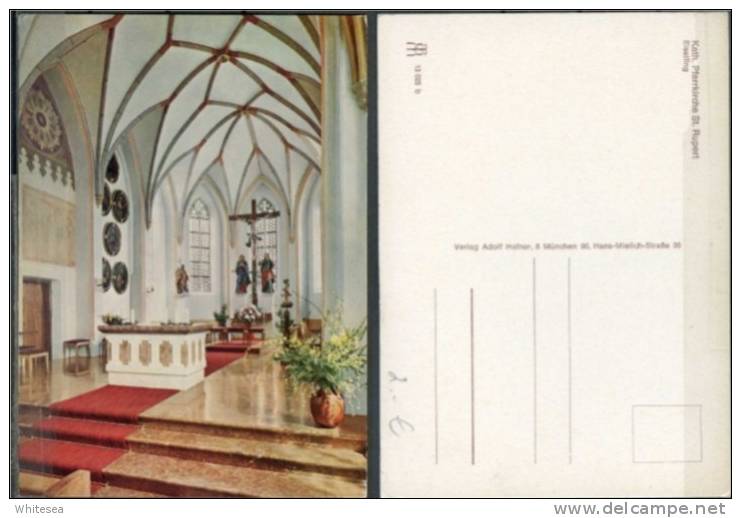 Ak Deutschland  - Eiselfing - Pfarrkirche St. Rupert,church,Eglise - Innenaufnahme - Kirchen U. Kathedralen