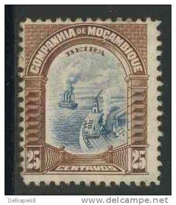 Mocambique Gesellschaft Mozambique Company 1925 Mi 160 * MH - Port Beira / Hafen - Andere(Zee)